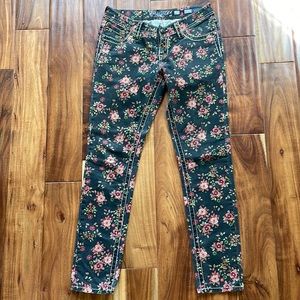 Miss Me floral print pants